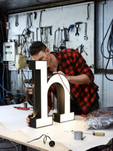 letras volumetricas en 3d